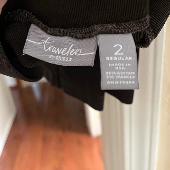 3 PC Chicos Travelers Pantsuit. - Picture 8 of 10